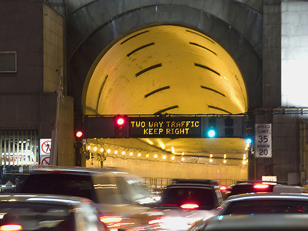 automobile tunnel entrance